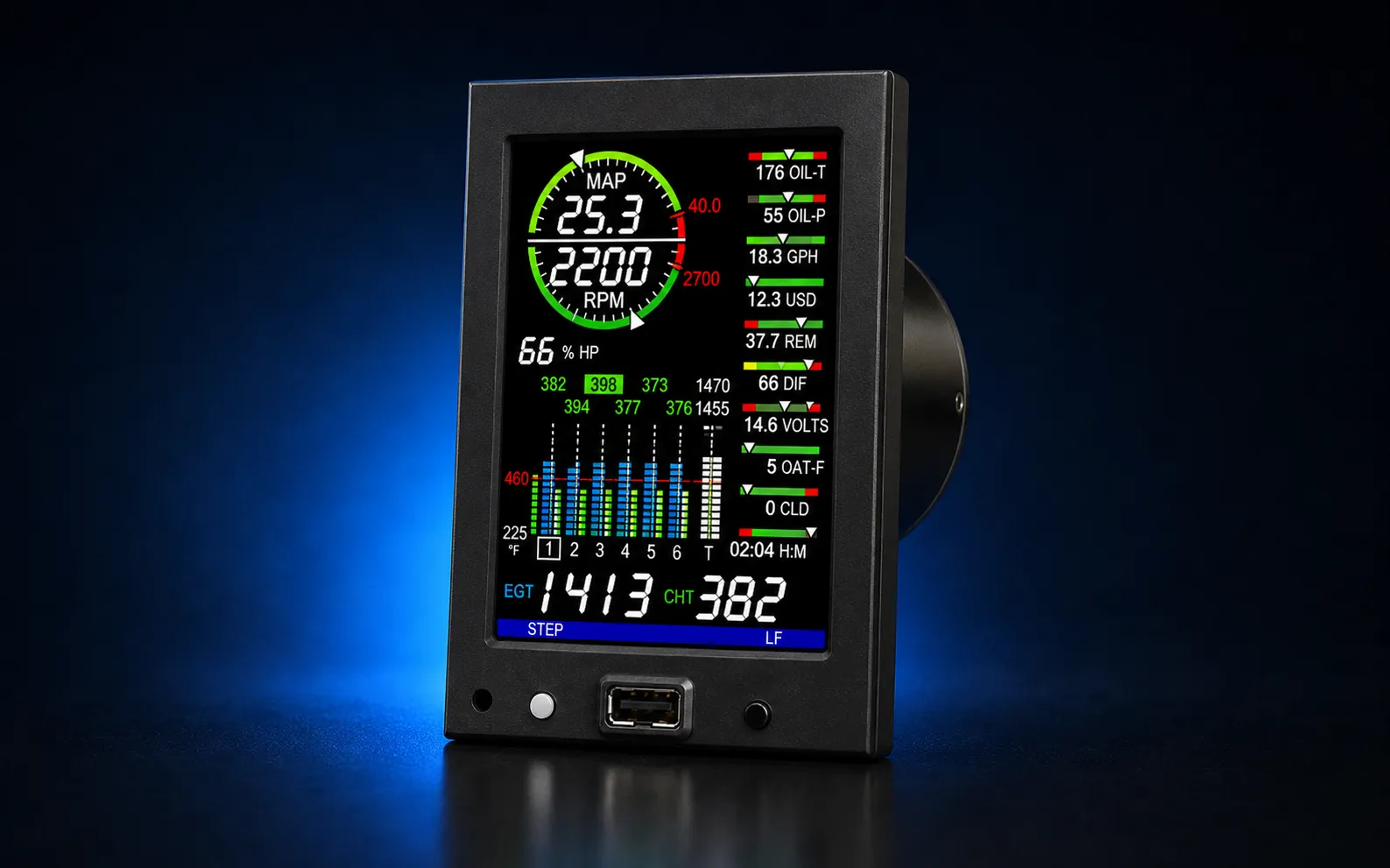 JPI EDM-style engine monitor